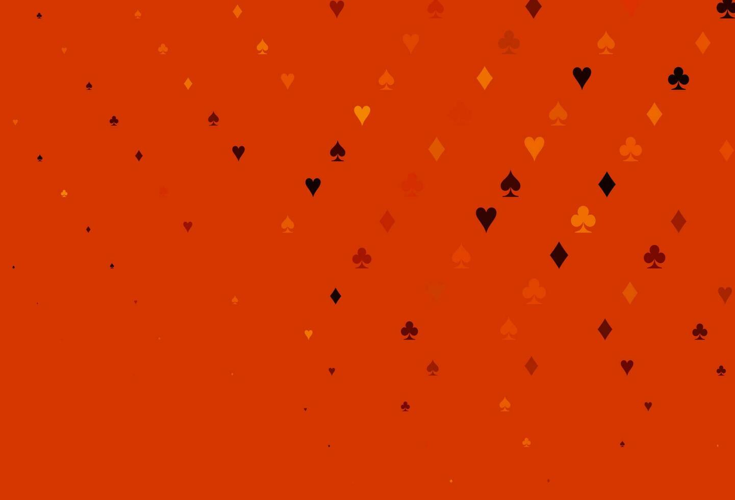 Light Orange vector layout with elements of cards.