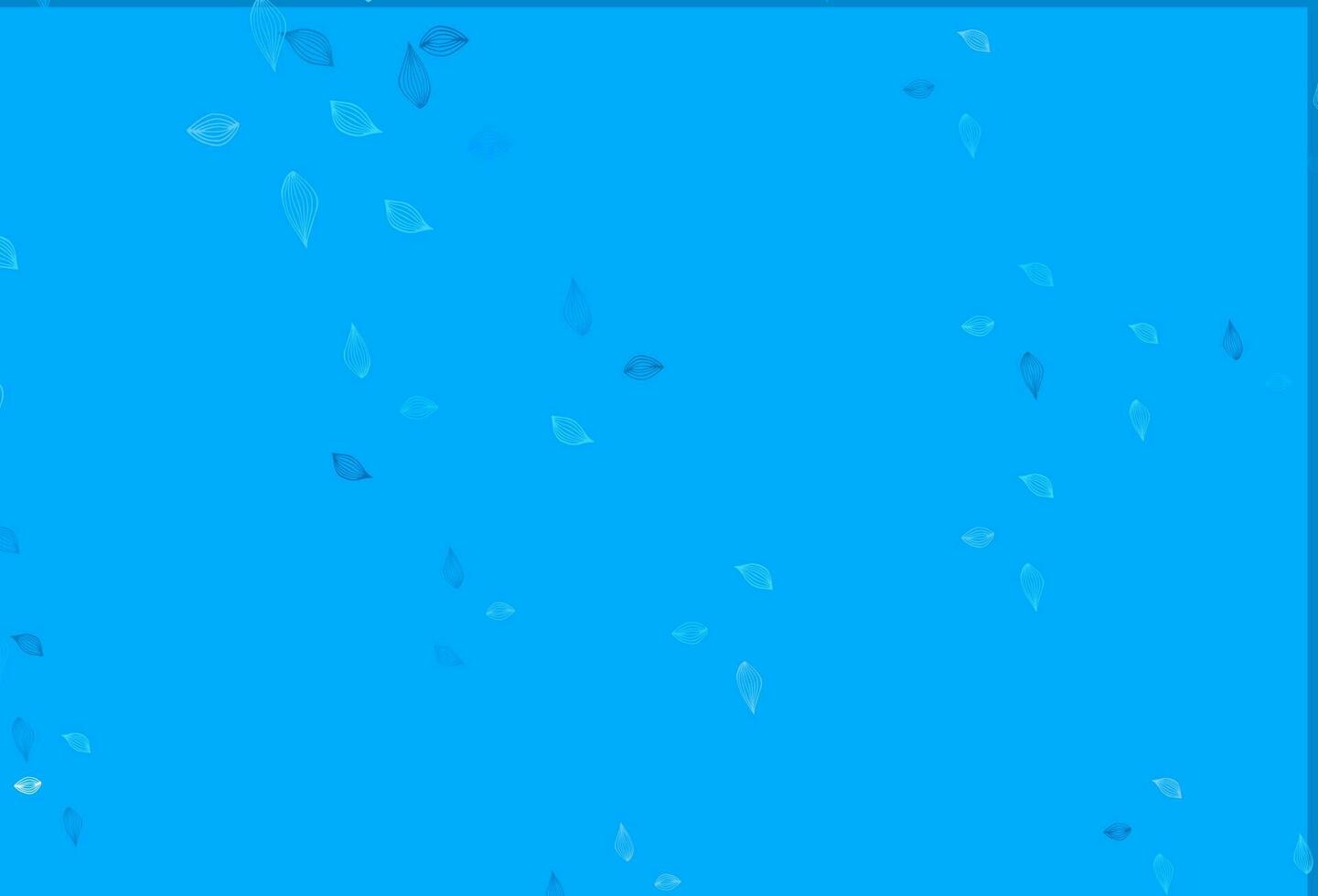 Light BLUE vector doodle pattern.