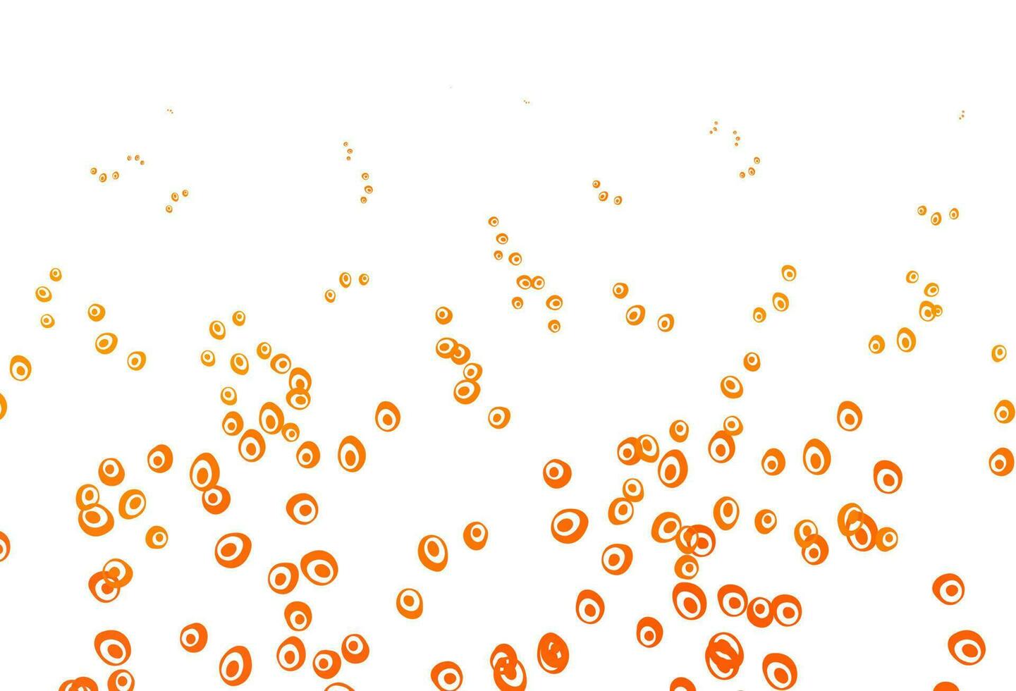 Light Orange vector cover with spots.