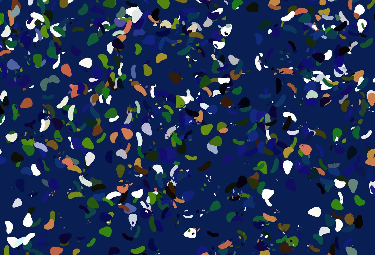 Light multicolor, rainbow vector template with memphis shapes.