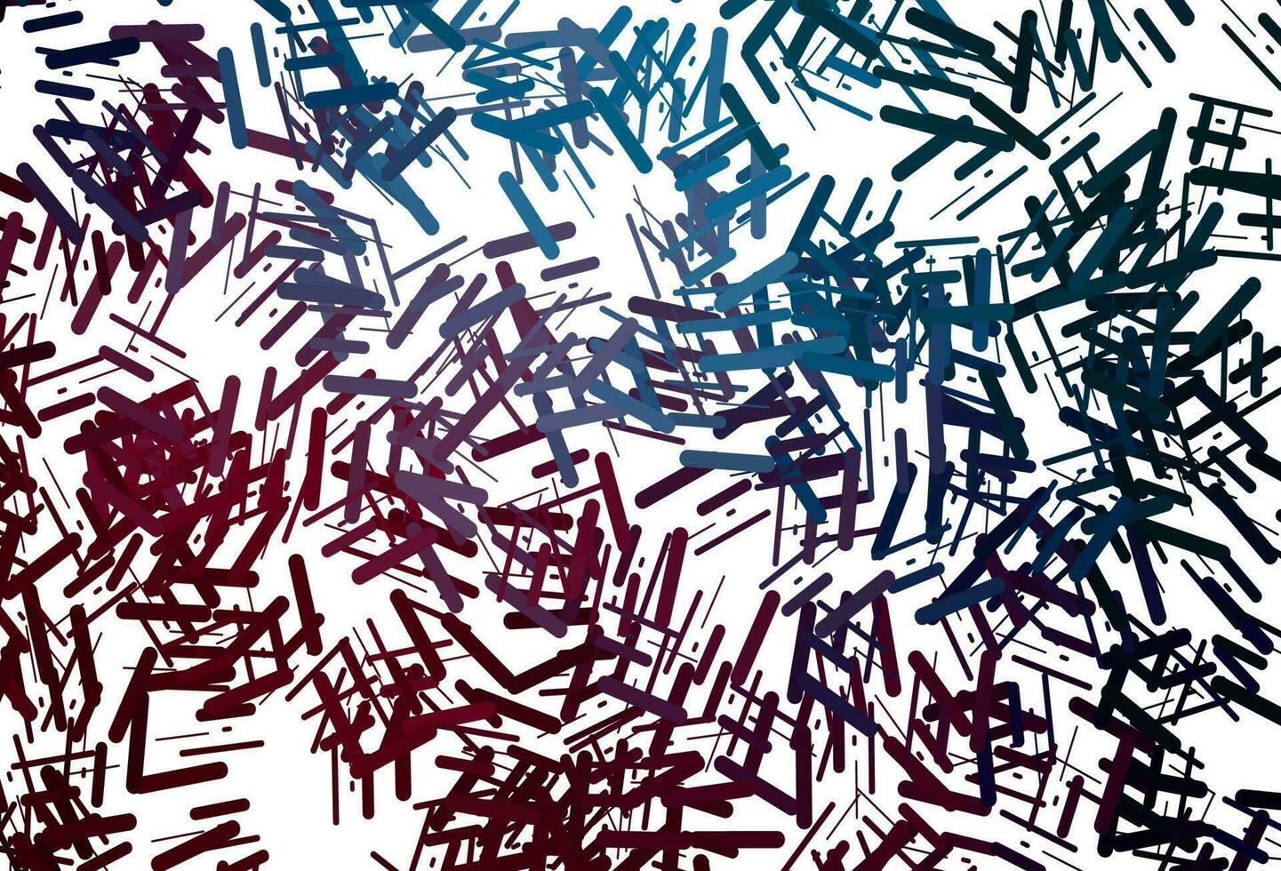 Dark multicolor, rainbow vector backdrop with long lines.