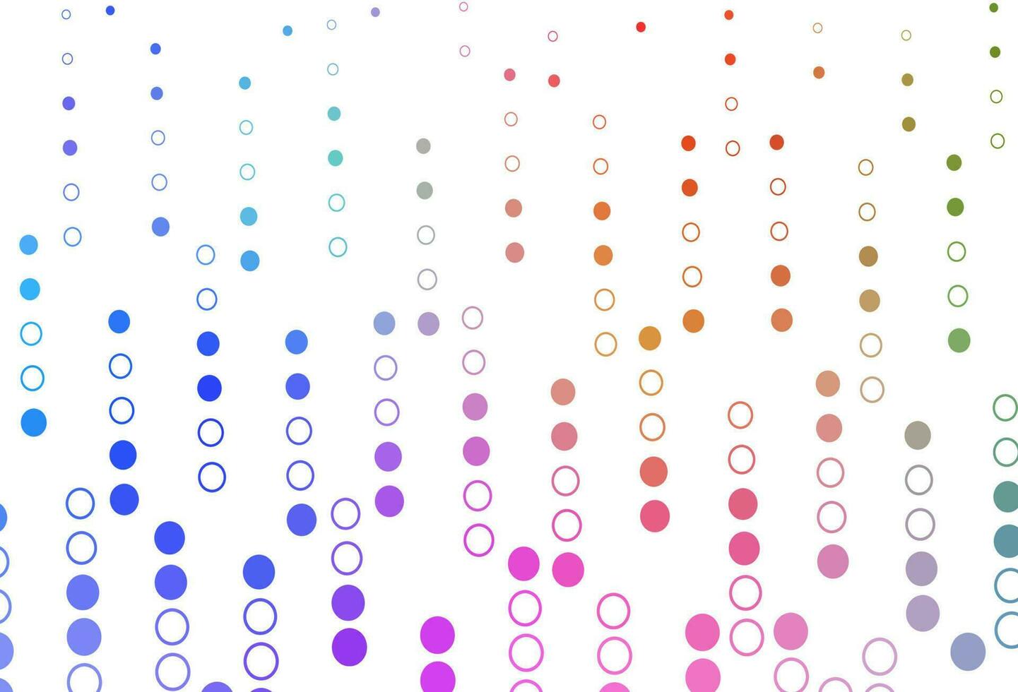 Light Multicolor, Rainbow vector texture with disks.