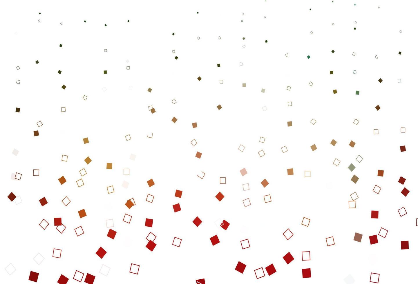 Light Green, Red vector pattern with crystals, rectangles.