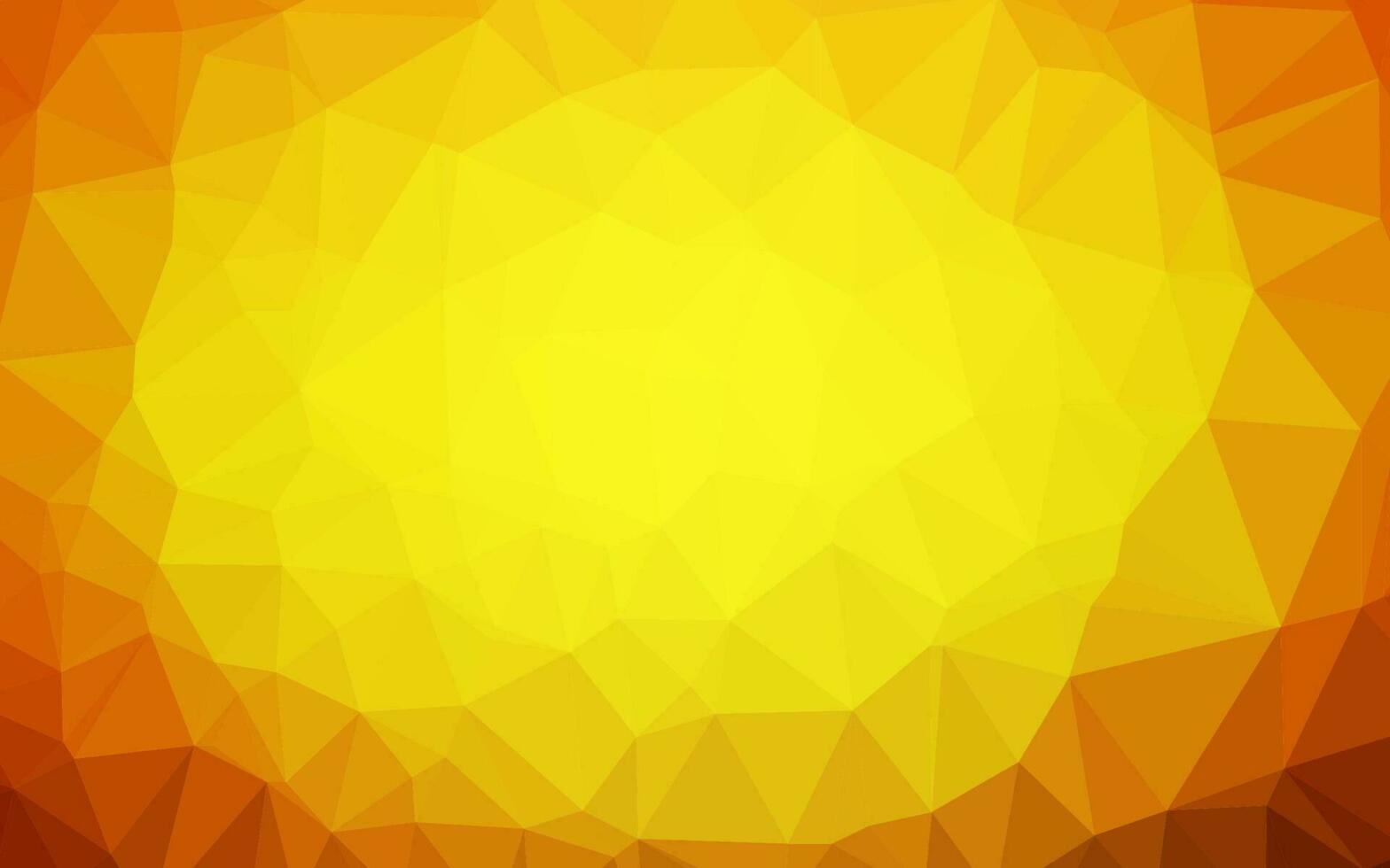 Light Orange vector low poly cover.
