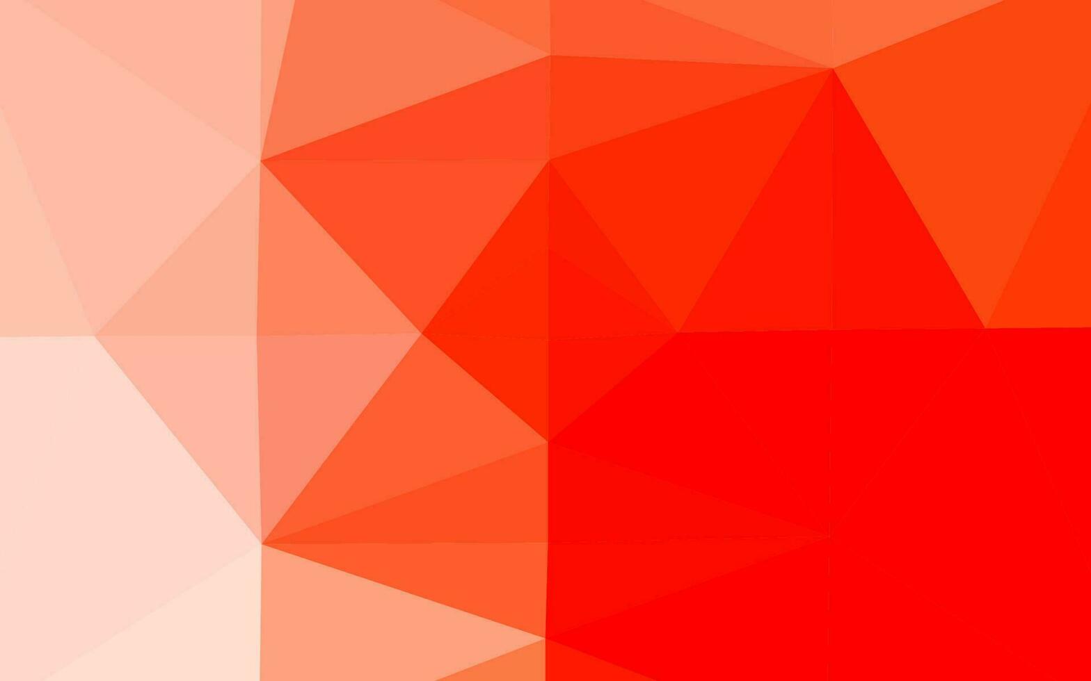 Fondo abstracto de polígono de vector rojo claro.