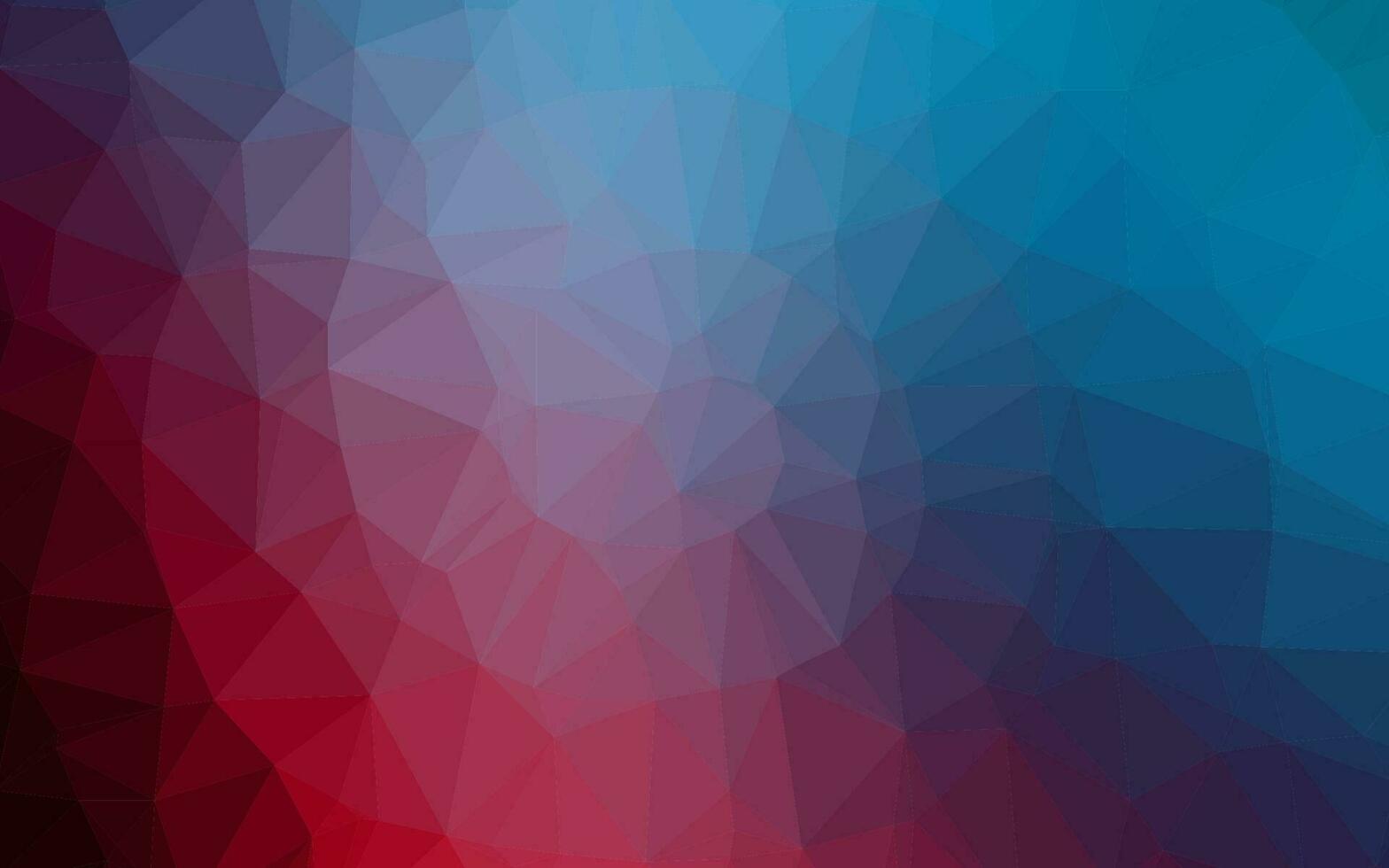 Dark Blue, Red vector triangle mosaic template.