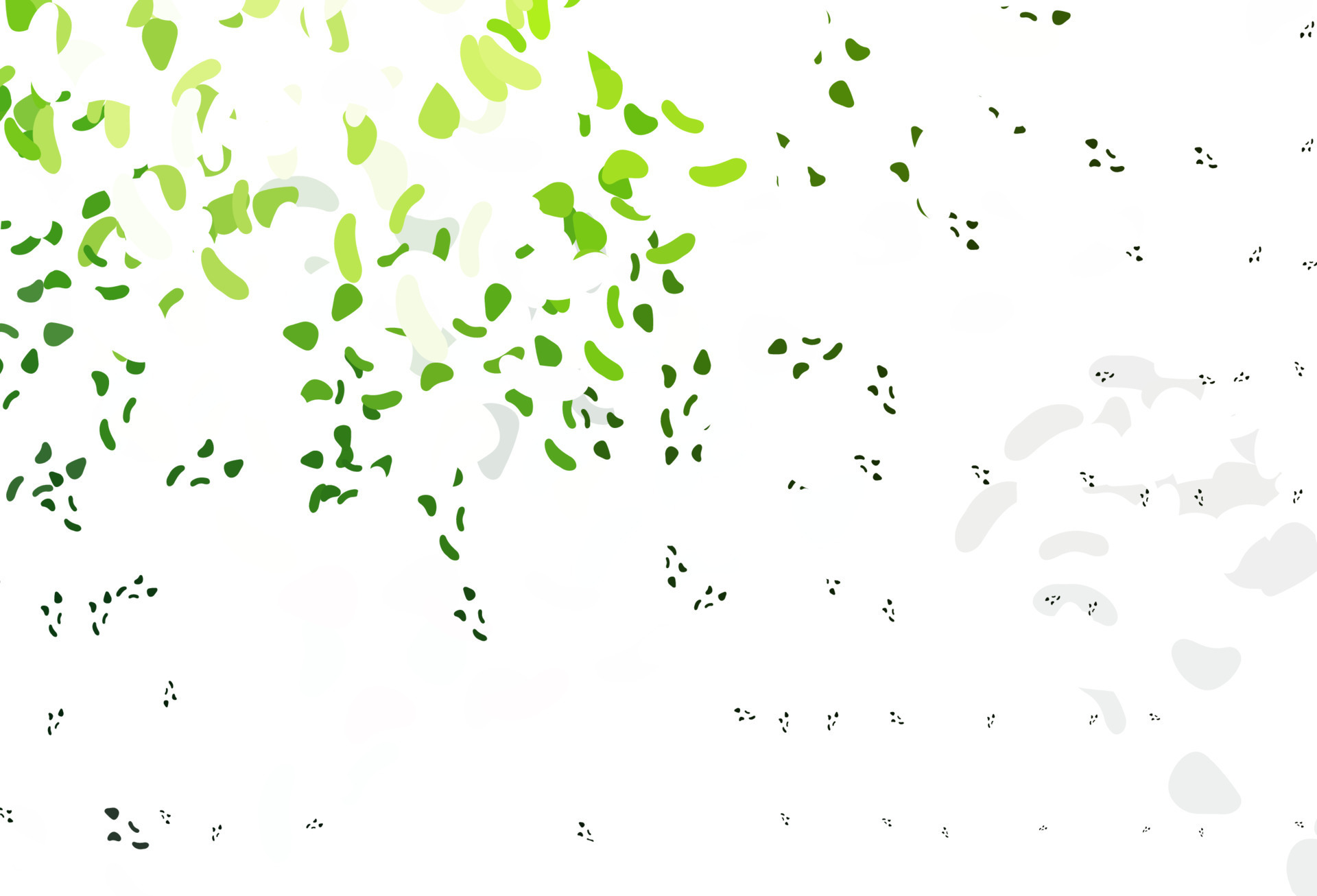 Light Green vector background with abstract forms. 20674199 Vector Art