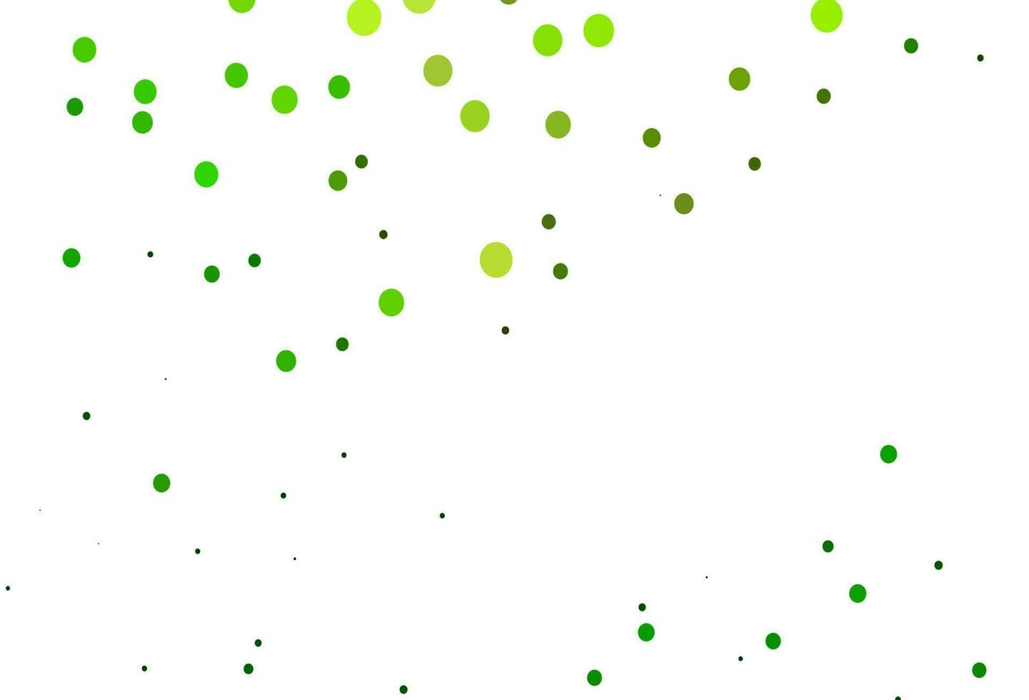 Light Green vector cover with spots.