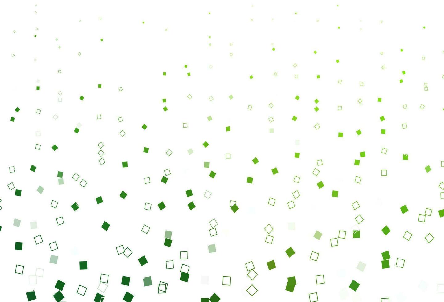 Light Green vector pattern with crystals, rectangles.
