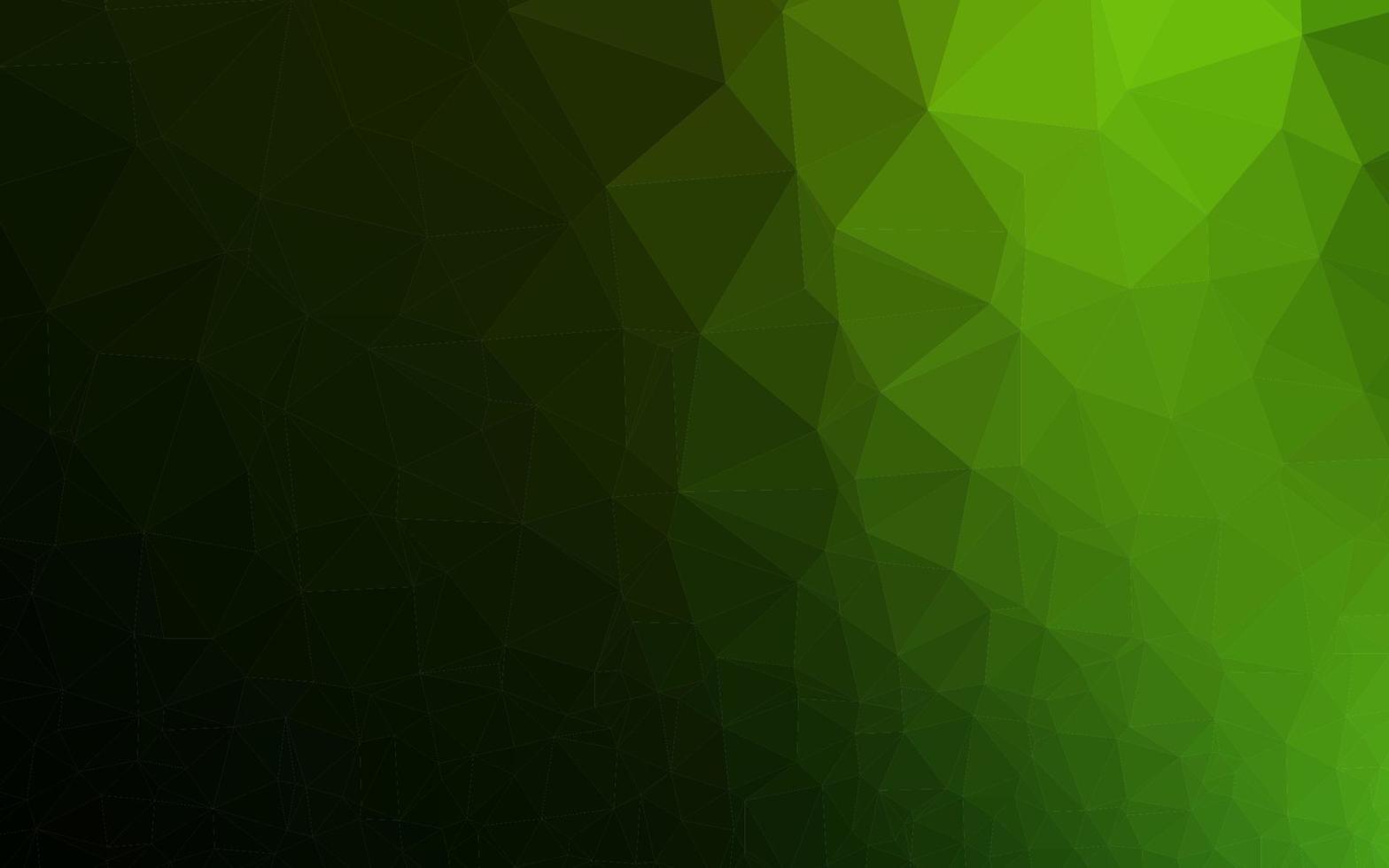 Light Green vector abstract mosaic pattern.