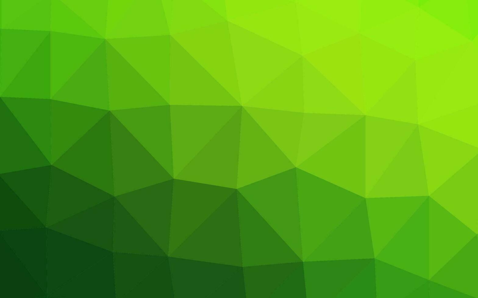 Light Green vector polygon abstract background.