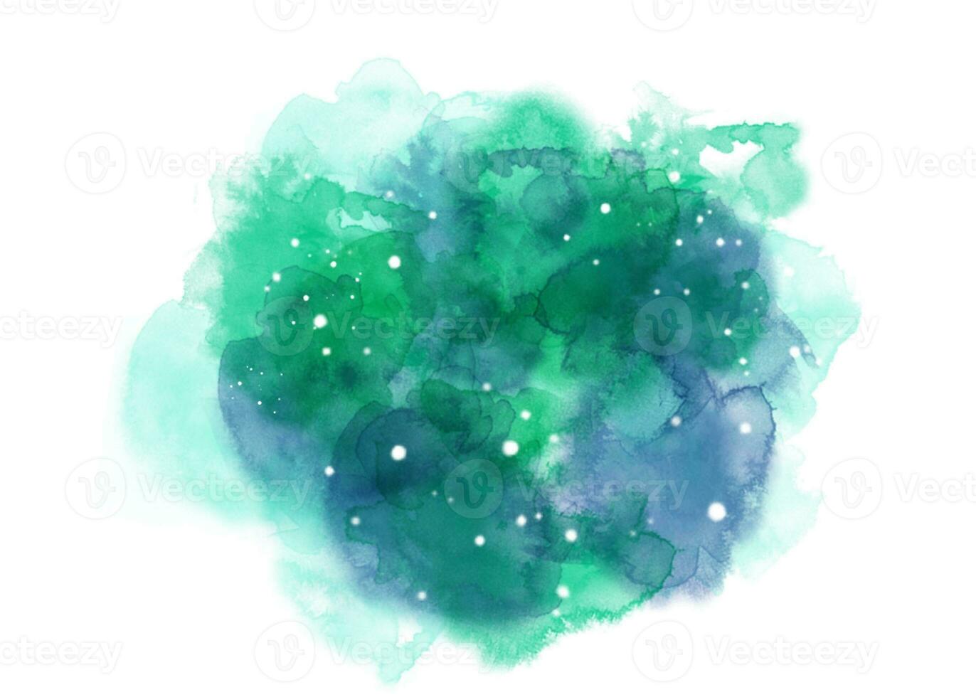 watercolor abstract with transparent background photo