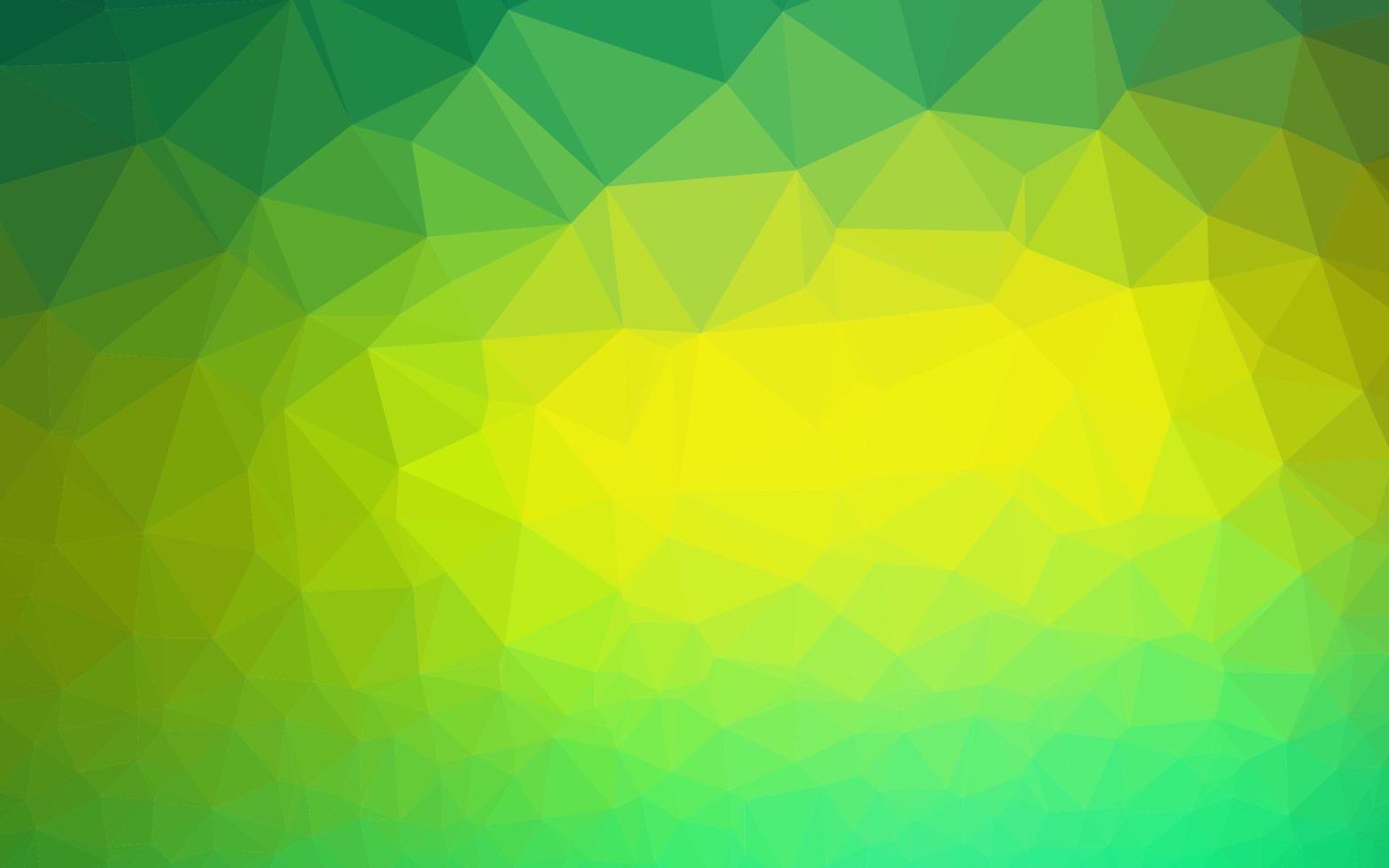 Light Green, Yellow vector low poly texture.