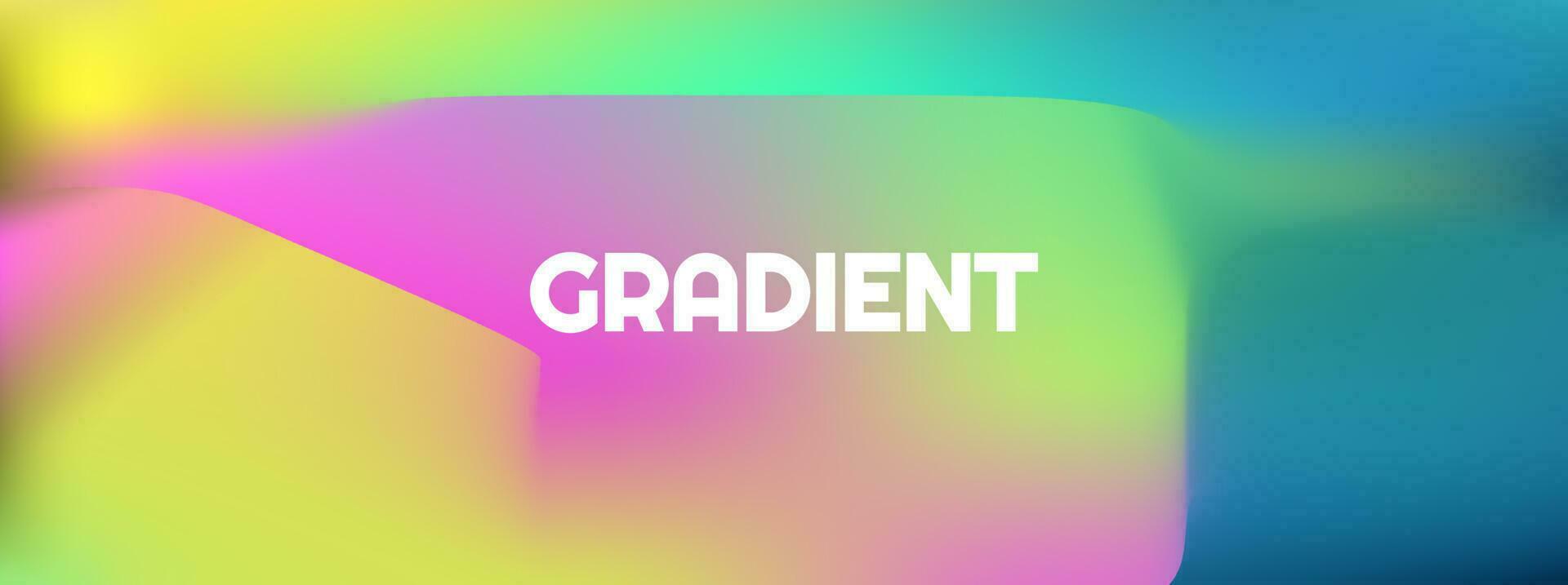 Abstract neon blurred gradient background vector illustration