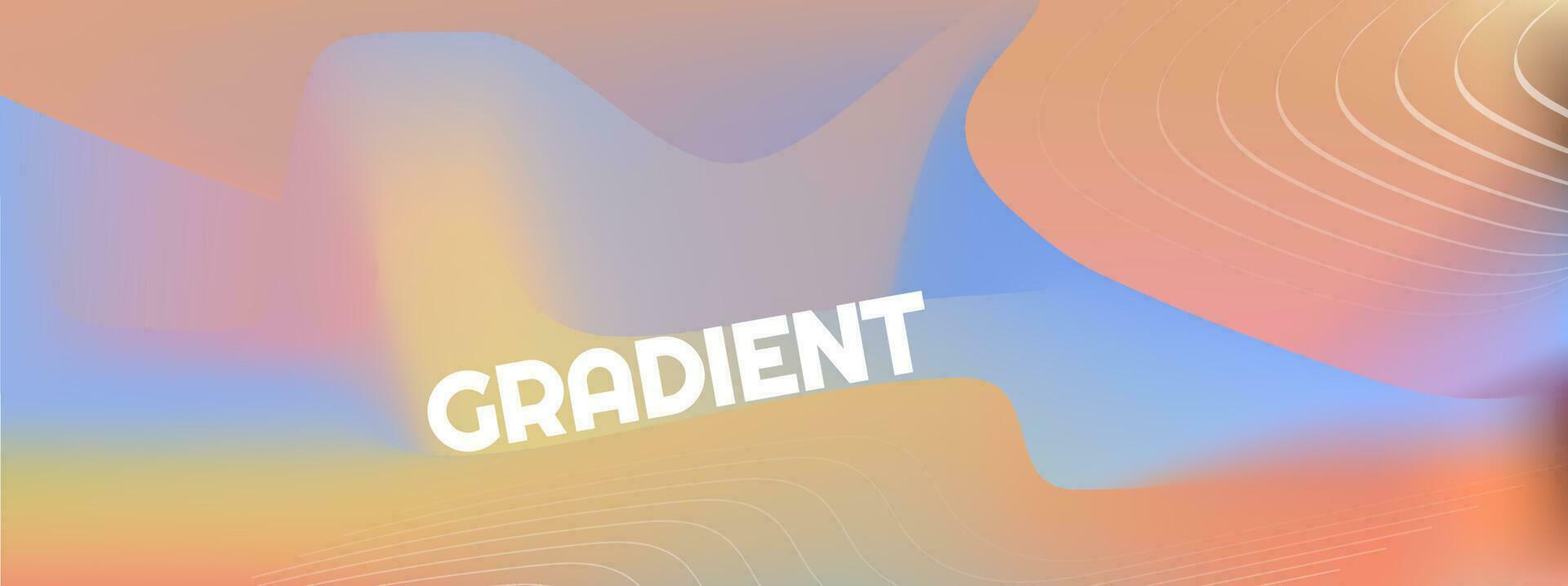 Abstract blurred gradient background retro vector illustration