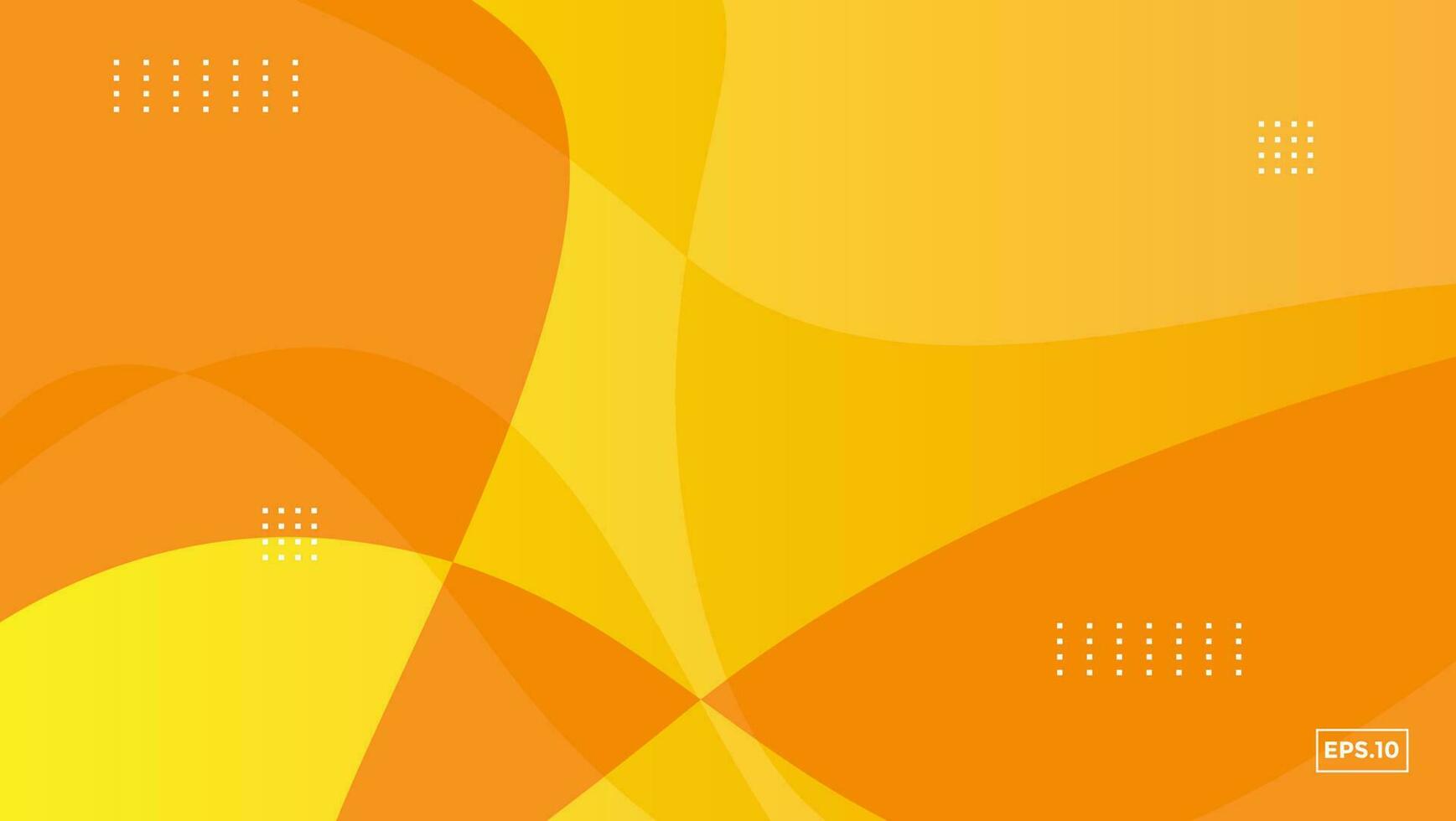 Orange and yellow background abstract design. vector