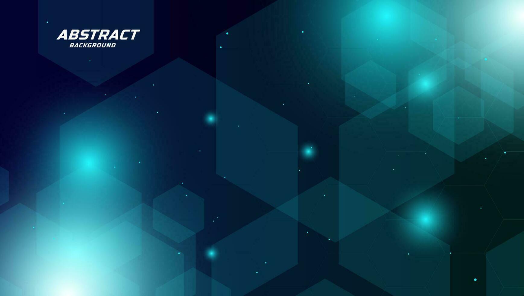 Abstract modern technology background polygon shape vector