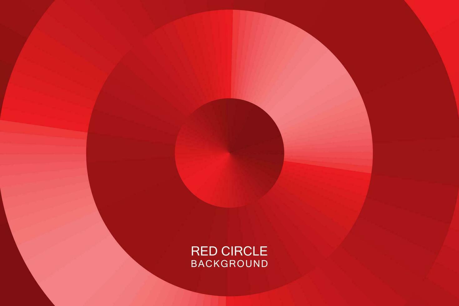 Red Circle Background, Vector illustration concepts for social media banners and post, business presentation and report templates, marketing material, print design.