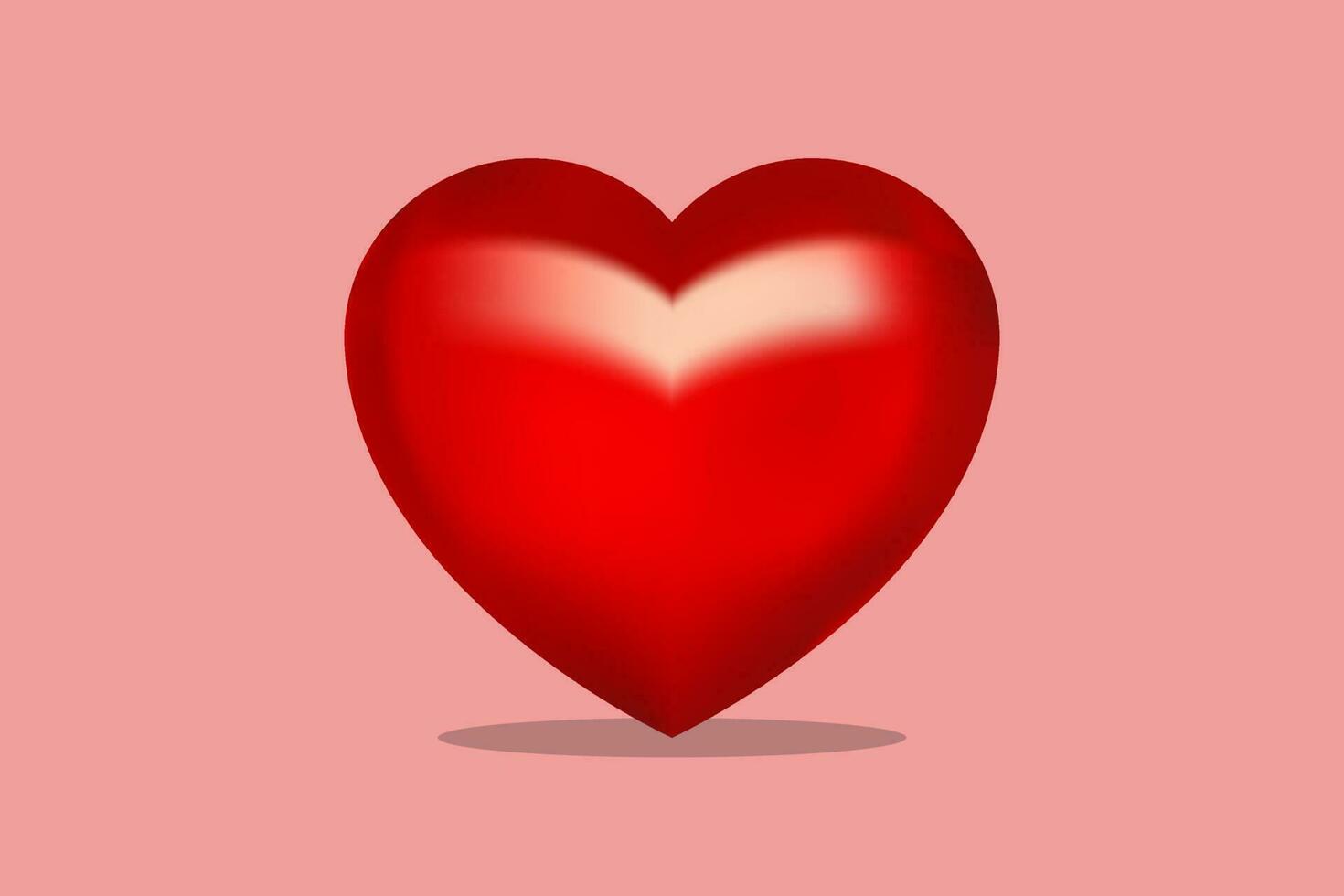 Red heart, Vector illustration concepts for social media banners and post, business presentation and report templates, marketing material, print design