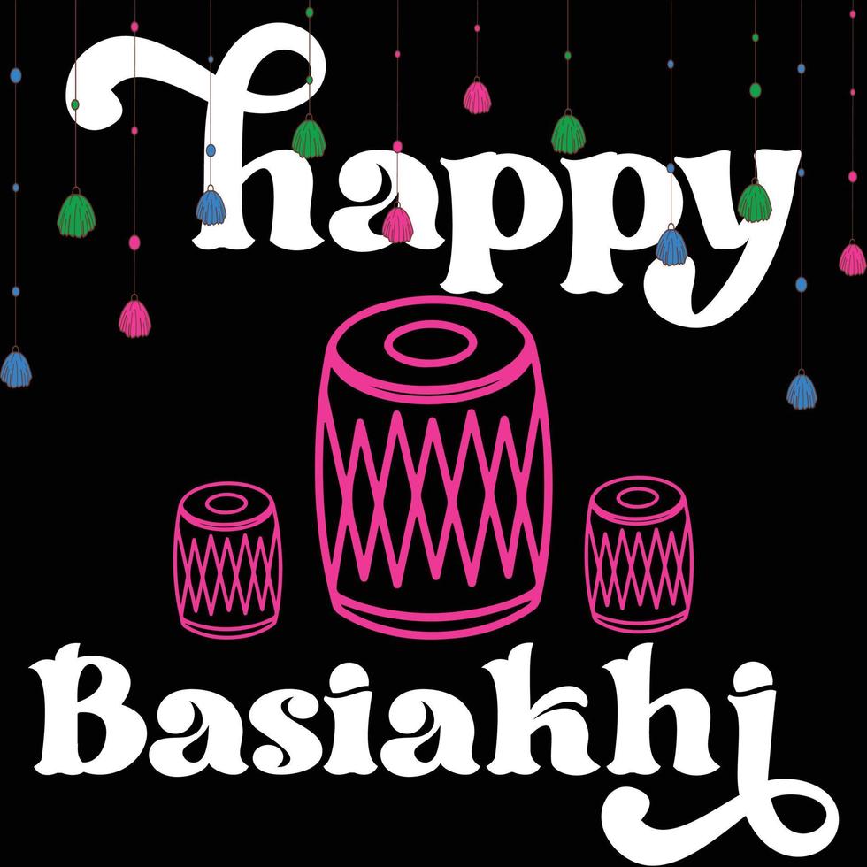 Happy Basiakhi vector eps