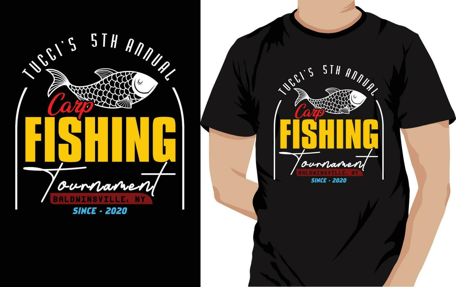 I love Fishing Tshirt Design vector