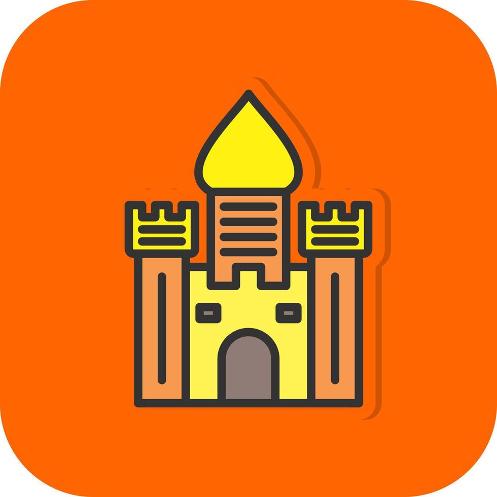 Castle Vector Icon Design