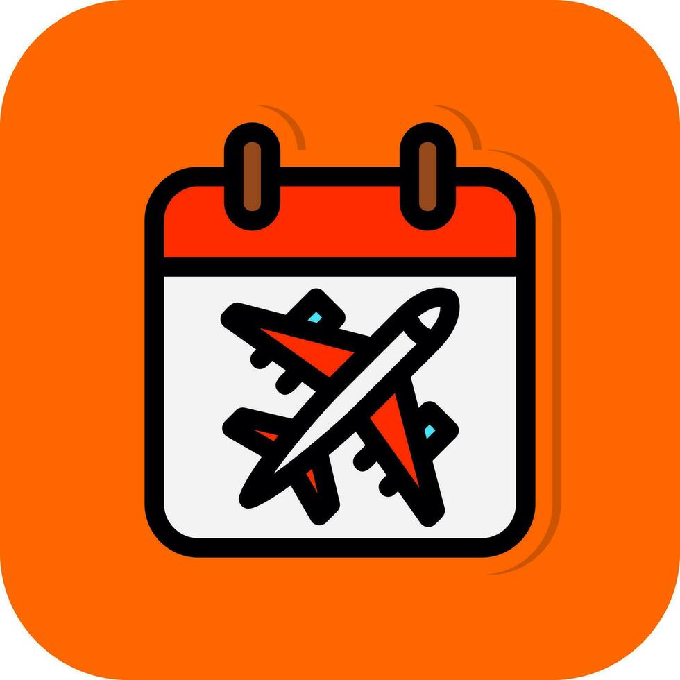 Travel Date Vector Icon Design