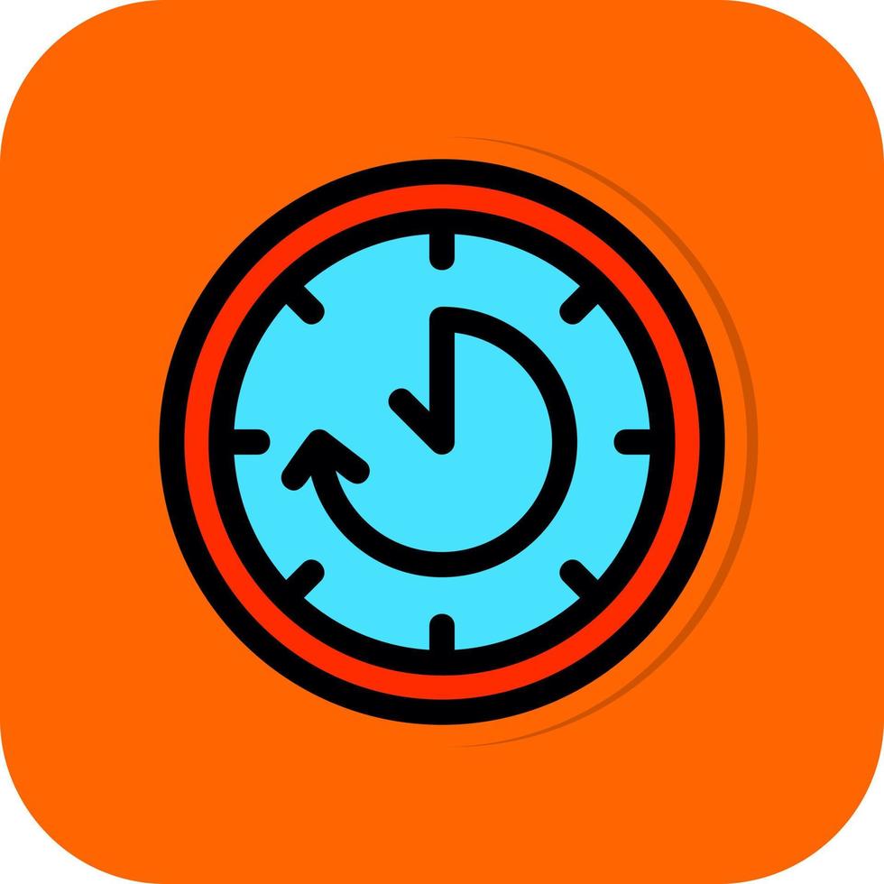 Time Loop Vector Icon Design