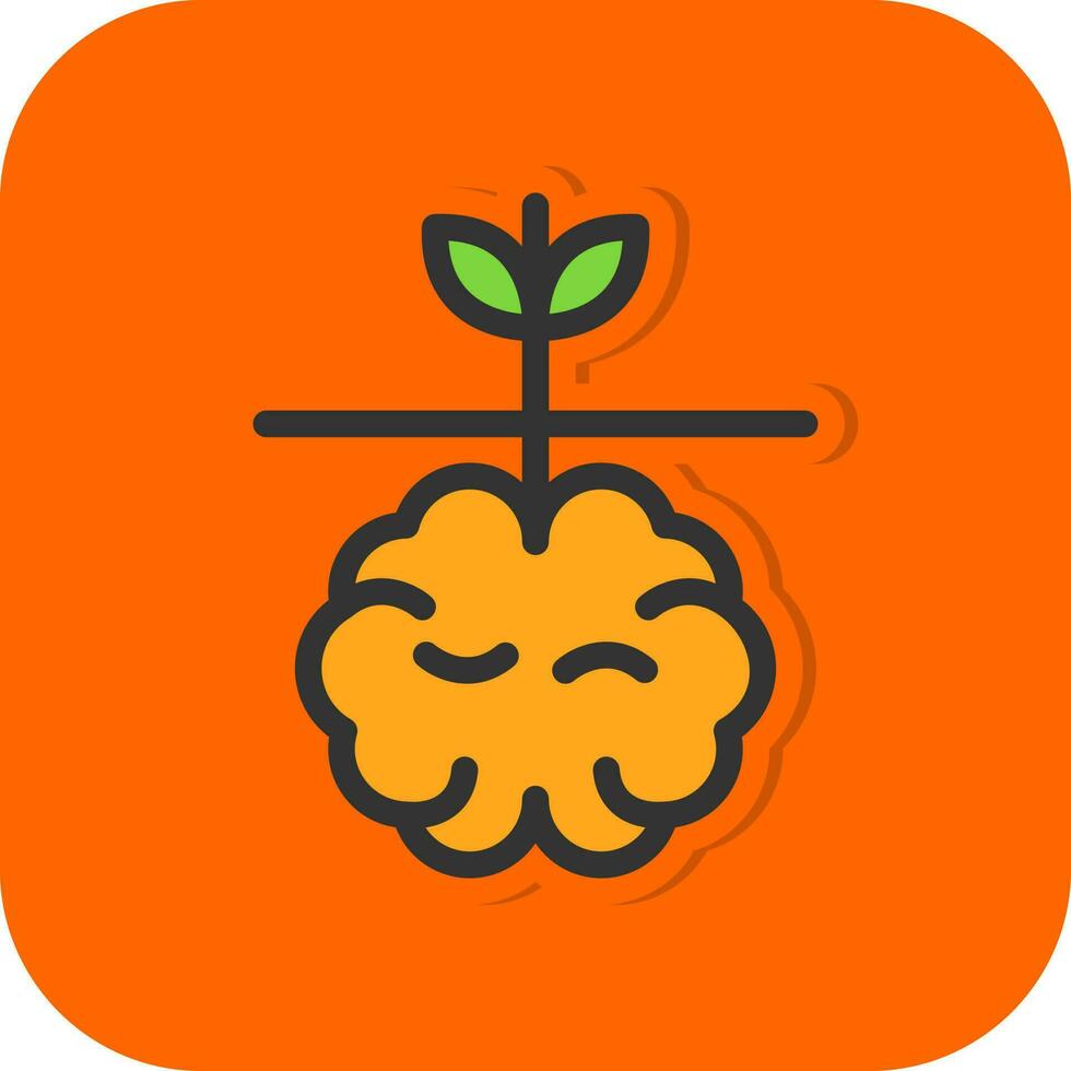 Mental Growth Vector Icon Design