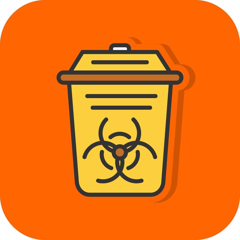 Toxic Waste Vector Icon Design