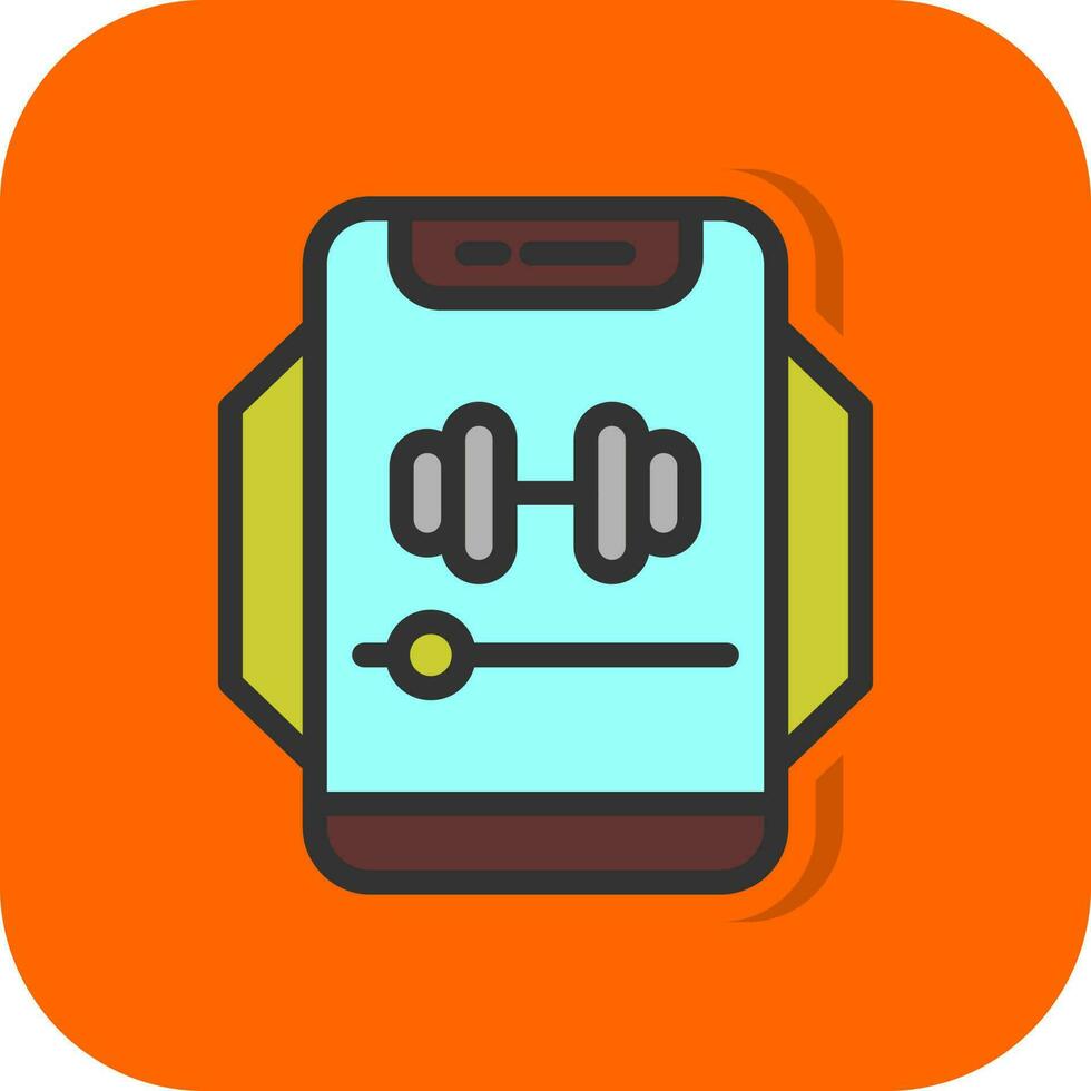 Gym Music Vector Icon Design