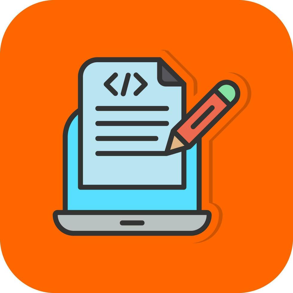 Programming Notes Vector Icon Design