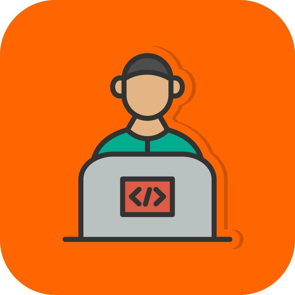 Senior Developer Vector Icon Design