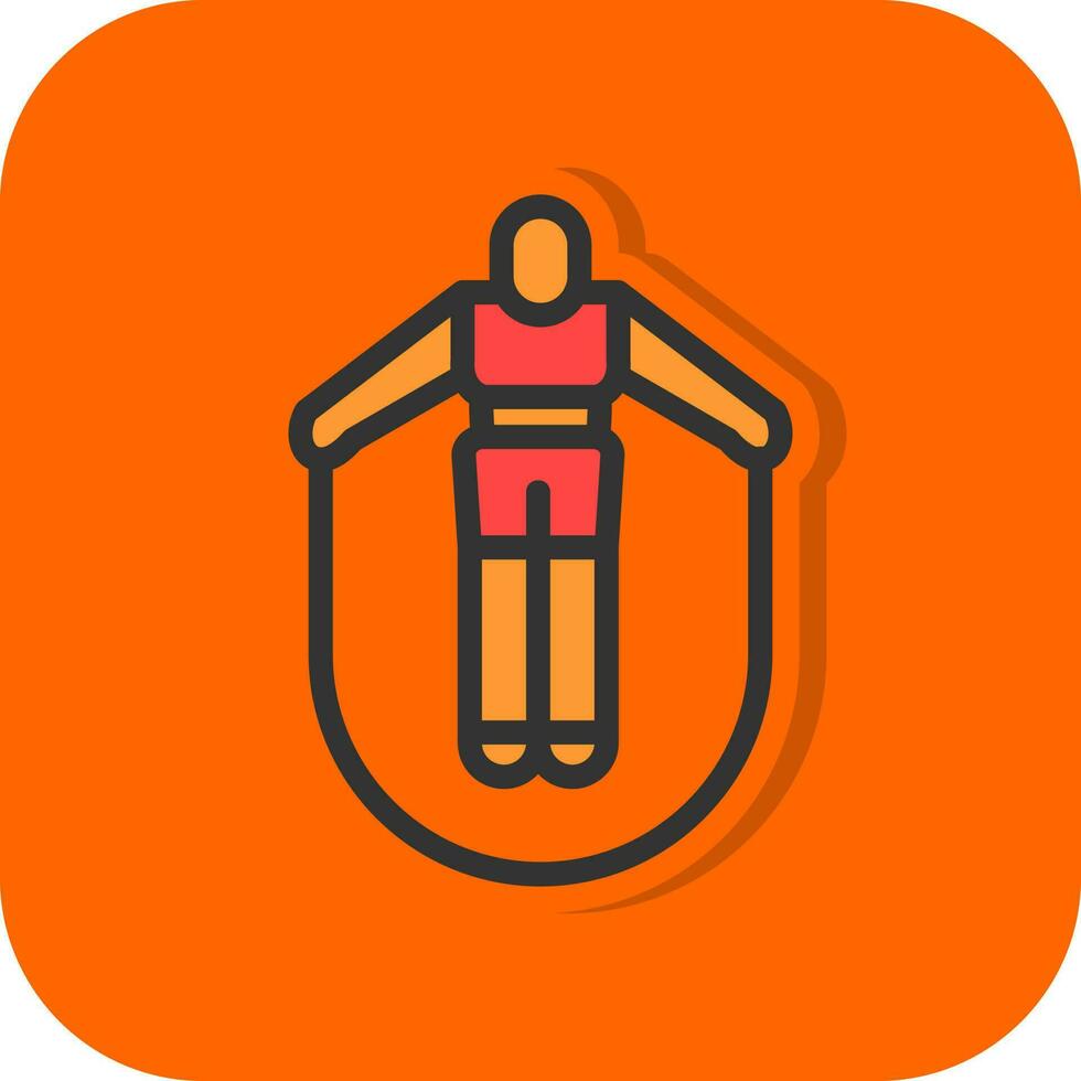 Jumping Jack Vector Icon Design