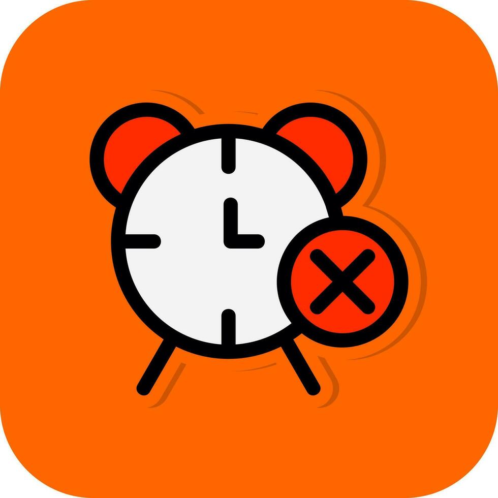 eliminar el diseño del icono del vector de alarma