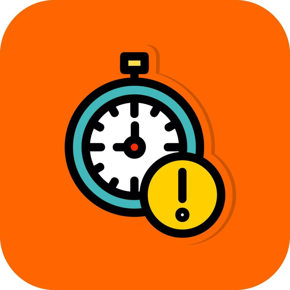 Time Alert Vector Icon Design