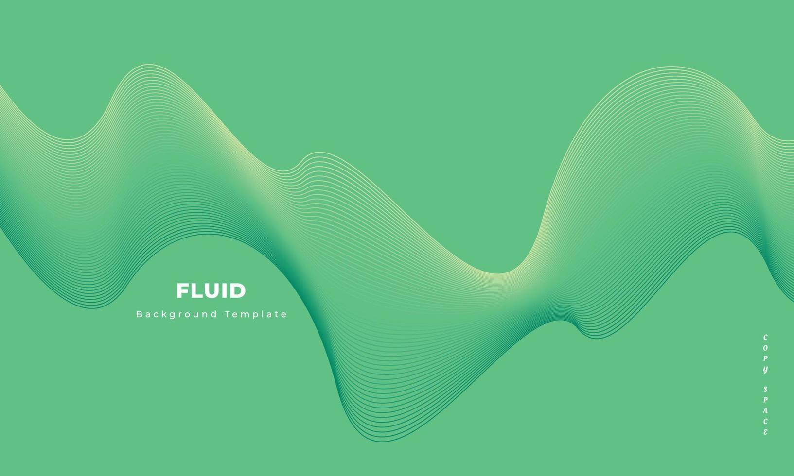 Dynamic fluid wave lines background design for copy space, brochure, poster, landing page, cover, business card, or presentation page vector