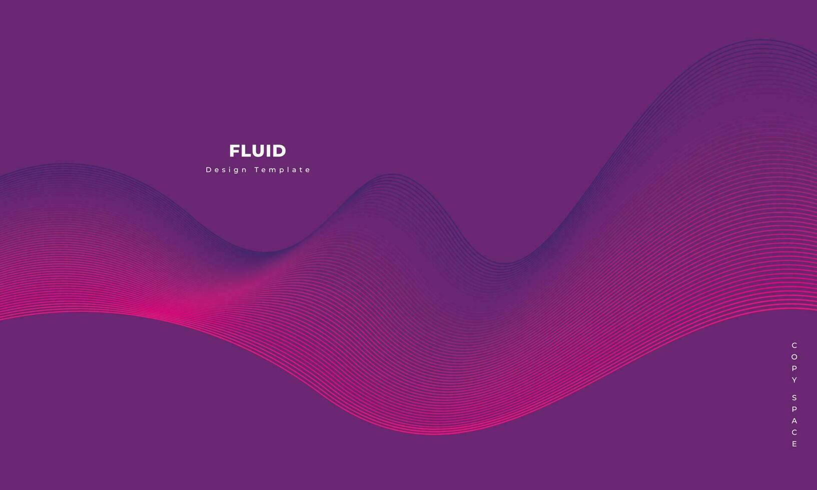 Dynamic wave lines background design for copy space, brochure, poster, landing page, cover, business card, or presentation page vector