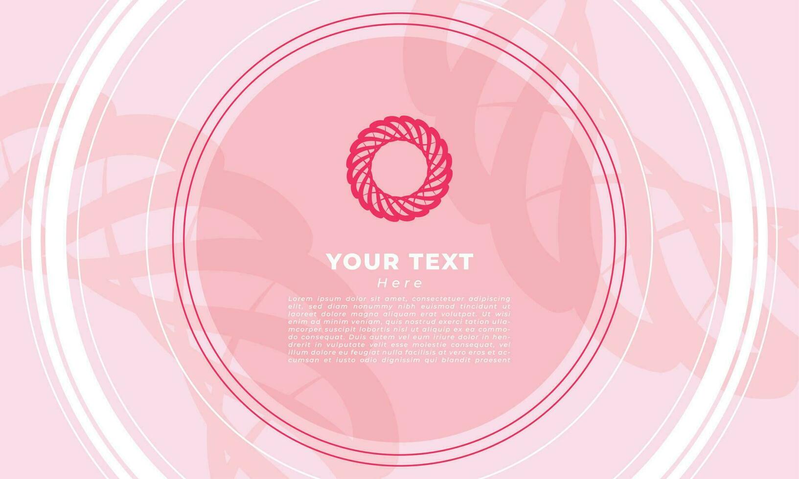 Abstract rounded knot background template copy space for landing page, presentation, poster, or banner vector