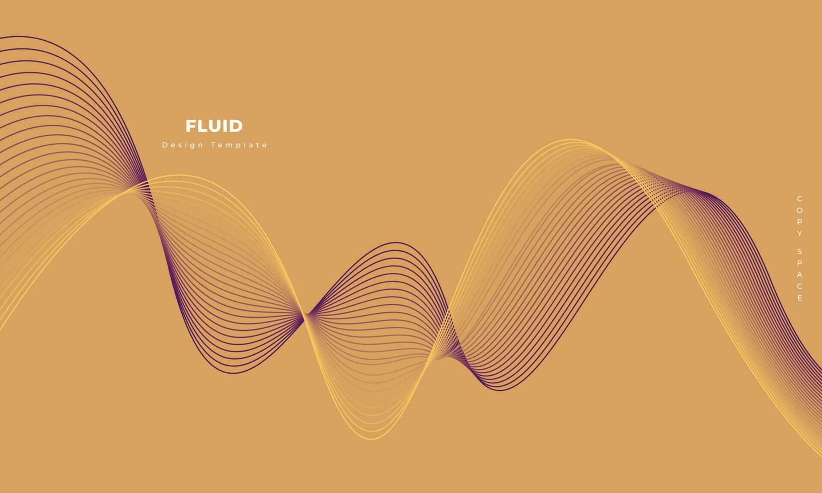 Dynamic wave lines background design for copy space, brochure, poster, landing page, cover, business card, or presentation page vector