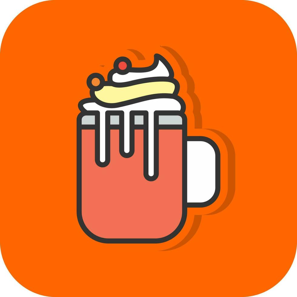 Hot Chocolate Vector Icon Design