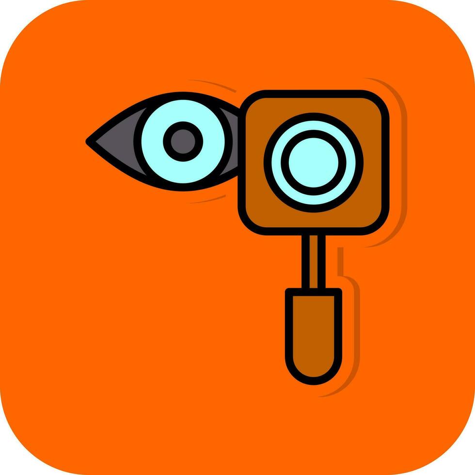 Eye Examination Vector Icon Design
