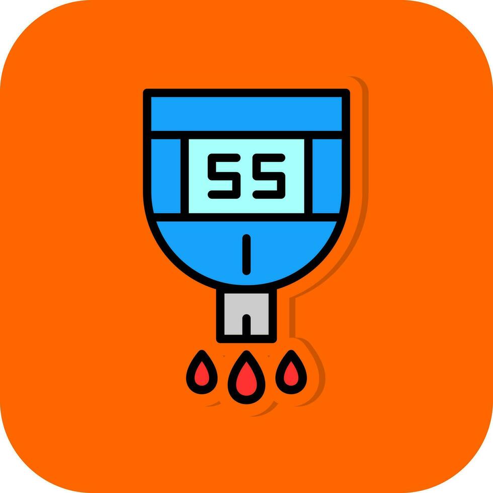 Glucose Checkup Vector Icon Design