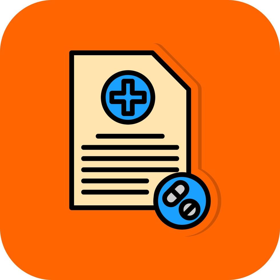 Prescription Vector Icon Design