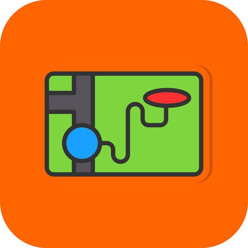 Race Navigation Vector Icon Design