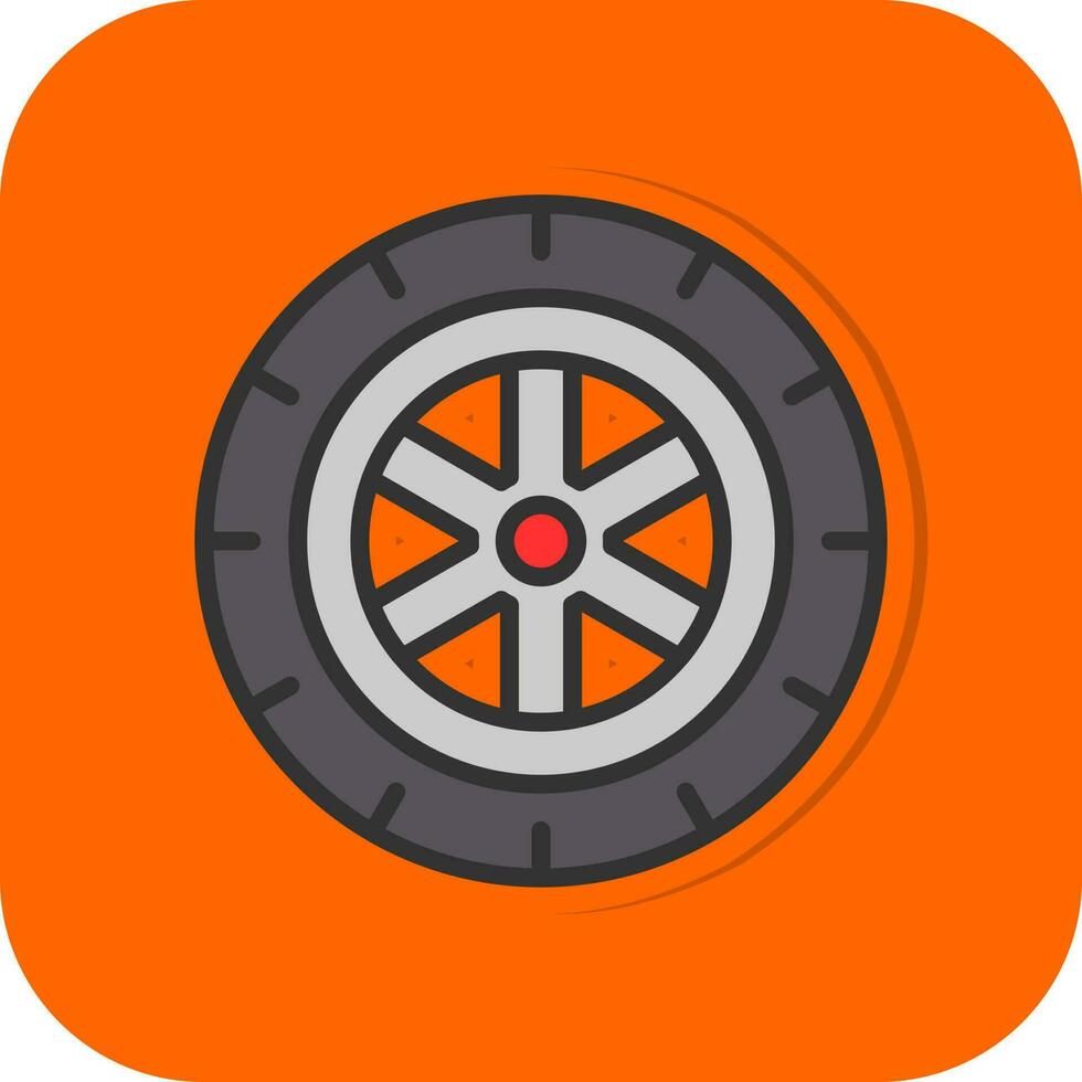 Tire Vector Icon Design