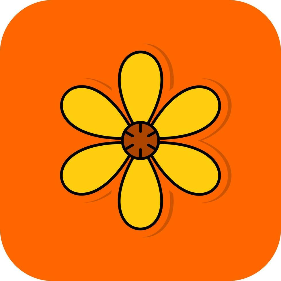 Mint Marigold Vector Icon Design