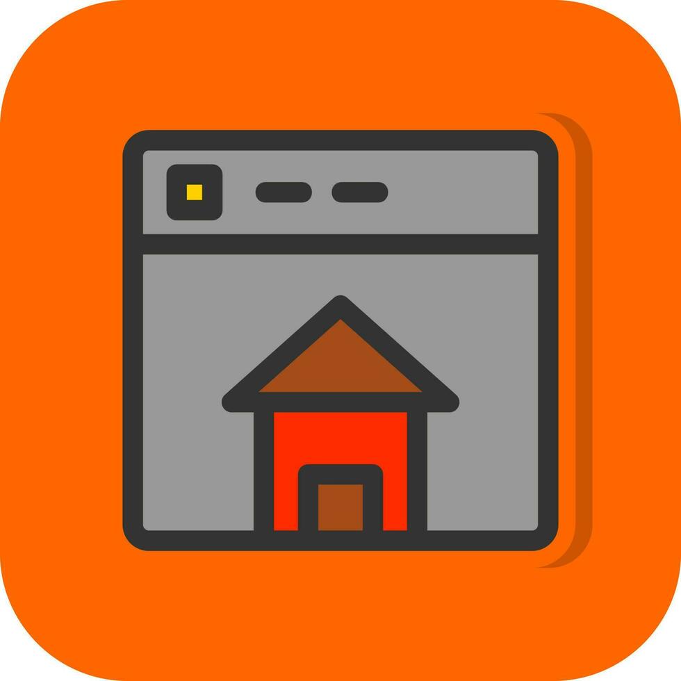 Homepage Vector Icon Design