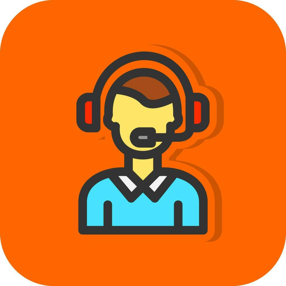 Customer Support Vector Icon Design