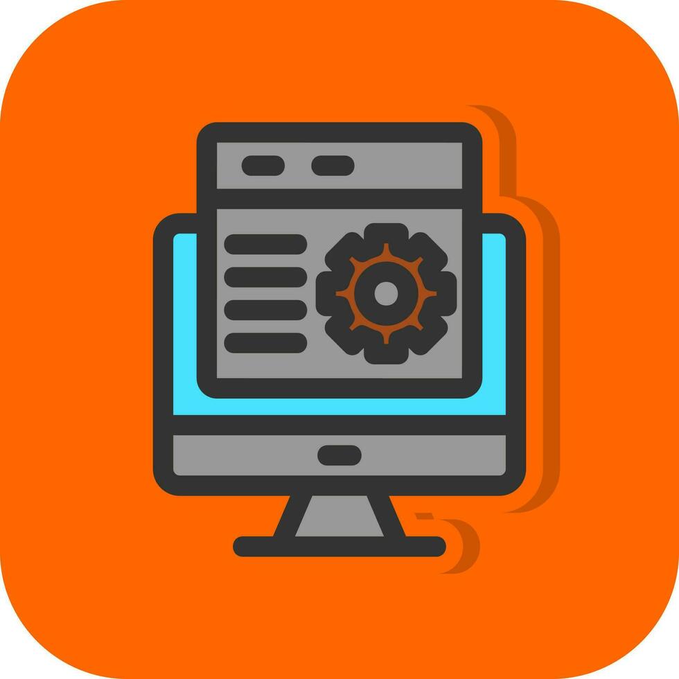 Web Maintenance Vector Icon Design